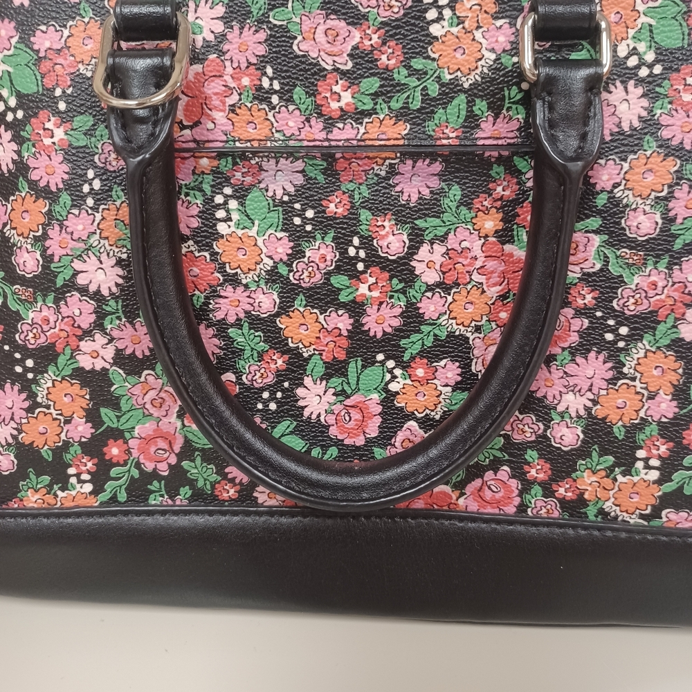 Coach Sierra Satchel In Posey Cluster Floral Print - Picture 8 of 13